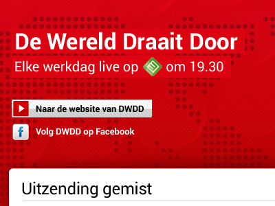 VARA redesign (2011) broadcaster de door draait header redesign roboto spotlight tv vara wereld