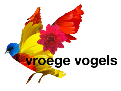 Logo exploration birds flowers helvetica vogels vroege