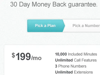 Responsive Signup Progress bar inset noise plans progress bar responsive signup