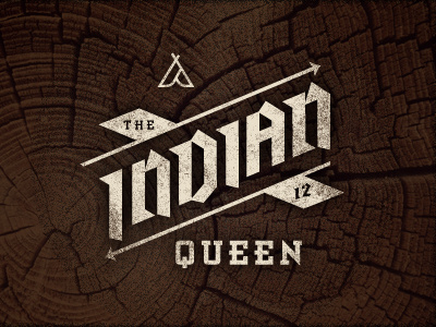 The Indian Queen Logo design logo