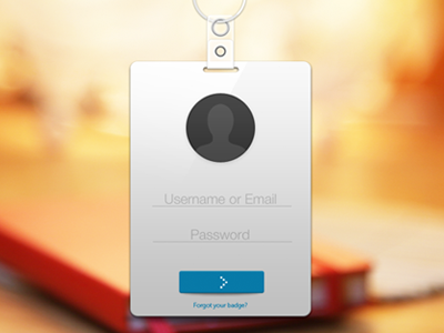 Pixelapse Login Badge badge card login