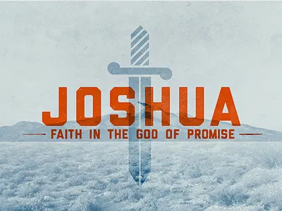 Joshua logo slide texture typography