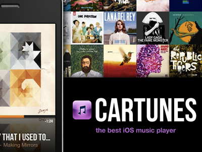 CarTunes Website app cartunes ios iphone mockup website