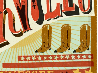 The Everywhere Project boots hand lettering lettering stars typography