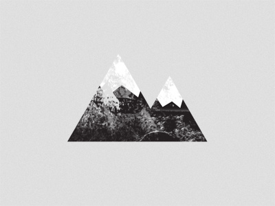 Mountain Logo black and white grunge logo mountain vector vintage