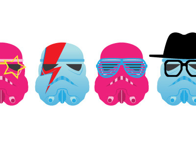 Music troopers comic illustration trooper vector