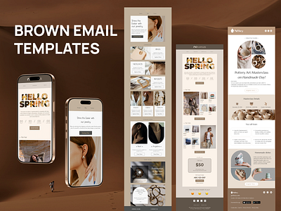 Brown Email Templates brown email design email email builder email campaign email design email marketing email newsletter email templates html email marketing newsletter stripo email web design