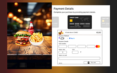 Daily UI 02 - Credit Card Checkout branding design graphic design illustration ui vector website