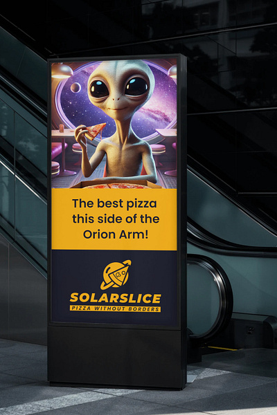 Solarslice Metro Ads cosmic theme.