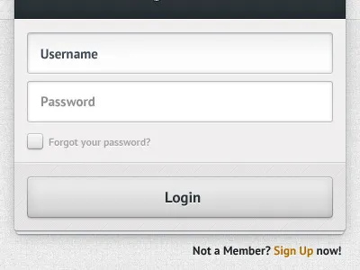 Styllus Ui Kit 1.0 button checkbox form kit login paper password set stack styllus ui username