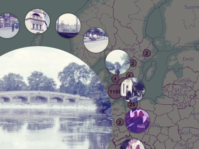 Touch POI's images map openlayers ui
