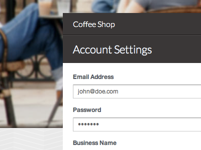 Account Settings account settings applytohere fields form input subtlepattern