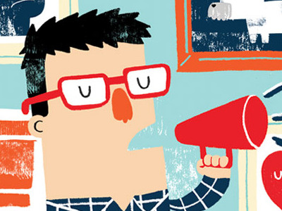 Illustration for Advanced Photoshop Issue 91 editorial graphic illustration texture