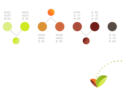 Color sheet brown color sheet colors gotham gradients green house style illustrator orange pdf style guide swatches