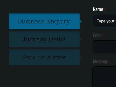 Multi Option Form forms ui design web design