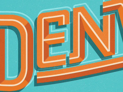 Denver Summer family fun summer type typography