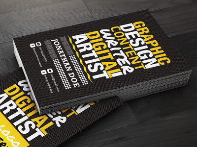 Creative Designer Business Card#2 artistic artistic business card business business card calling card canvas colorful corporate creative creative business cards designer elegant graphic artistic graphic designer identity material modern name card promotional stylish texture trading card visiting card