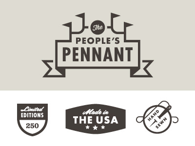 The People's Pennant badges icons logo