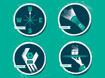 be prepared badges icons merit poster yeah