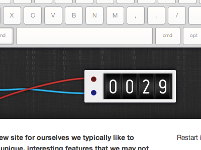 Keyboard & Counter counter javascript keyboard led lights