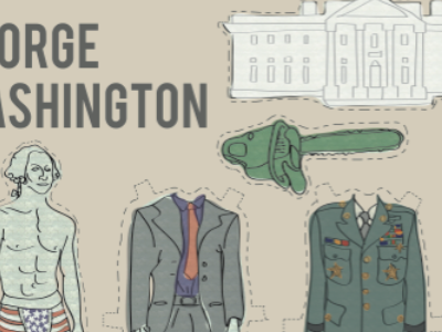 The Modern: George Washington paper doll