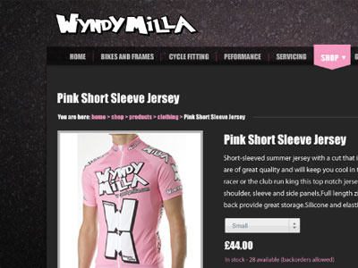 Wyndy Milla Bikes bike cycle ecommerce website