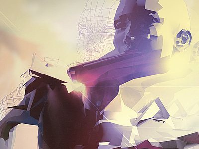 Head React 3d audio react cinema 4d low poly wireframe xpresso