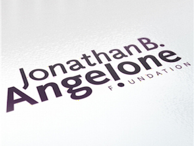 Jonathan B. Angelone Foundation Revised angelone cancer david exclamation point foundation jonathan organization sans scala schwartz typography