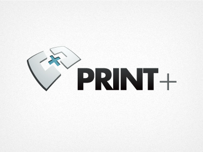 Print+ Logo logo