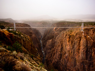 Royal Gorge bridge landscape photo photography rustic