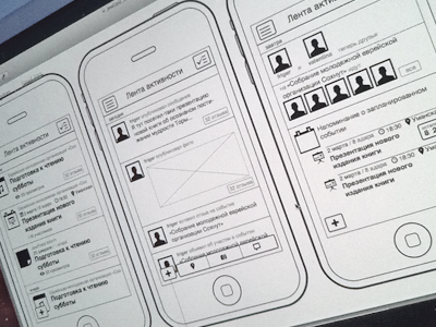 New iPhone App app iphone ui ux wireframe