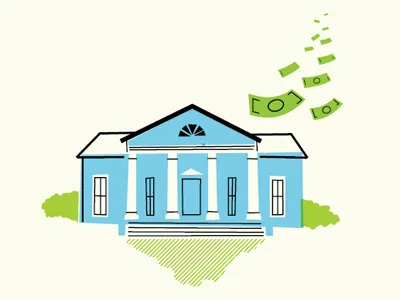 The South doners choose money plantation south spot illustration