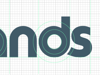 Working on the new studio logo... blue brand green grid identity logo