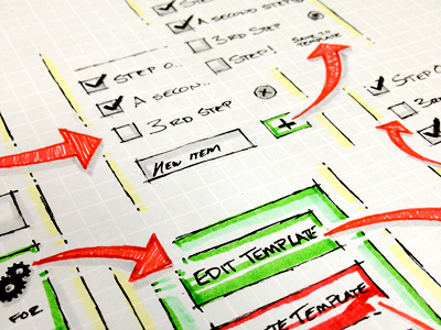 Screenflow Sketch graph markers paper sketch ux