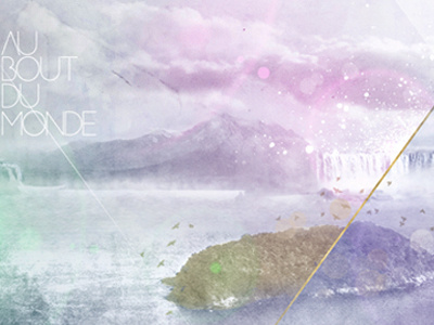 Alone 1/2 alone design graphics island poetics retouching