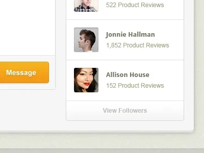 Product Reviews minimal network orange social