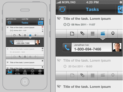 To Do App wireframe app design ios wireframe