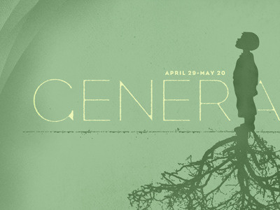 Generations Poster church generation green kid poster roots texture tree yellow