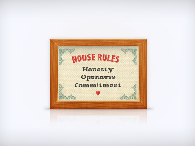 Rules effect frame icon illustration reflection rules stitch wood