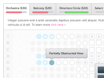 Seat Picker picker seat ui