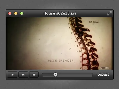 Player dark house interface md player ui