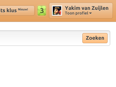 Marktplaats redesign header marktplaats navigation orange profile redesign