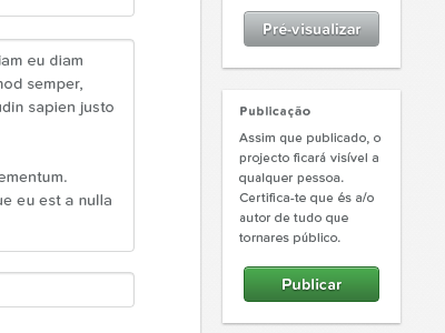 Gallery — Publish black button gallery input portugal proxima nova soft publish submit typography web white