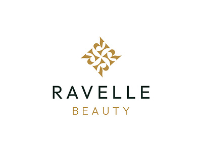 Ravelle Beauty luxury logo design beauty elegant logo letter r logo luxury logo minimal modern r logo sophisticated