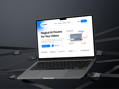 ✨zight.com Hero Section ai hero section landing page saas section website