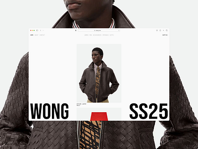 WONG — Website [Vol. 2] app branding design e commerce landing logo mobile app ui ux web design