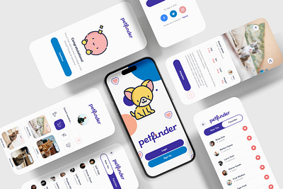 Petfinder (iOS & Android) figma mobile design product design ui ux