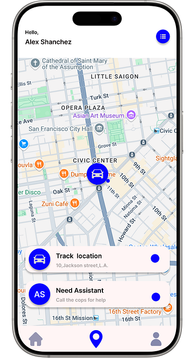 Location Tracker app app design branding dailyui design illustration location tracker tracking ui ux
