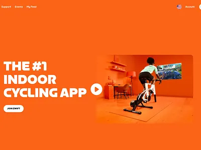 Zwift (Website) figma framer mockups prototypes ui ux web design wireframes