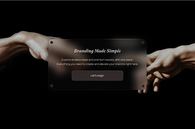 Streamlining branding with premium ideas and assets in one place branding ui